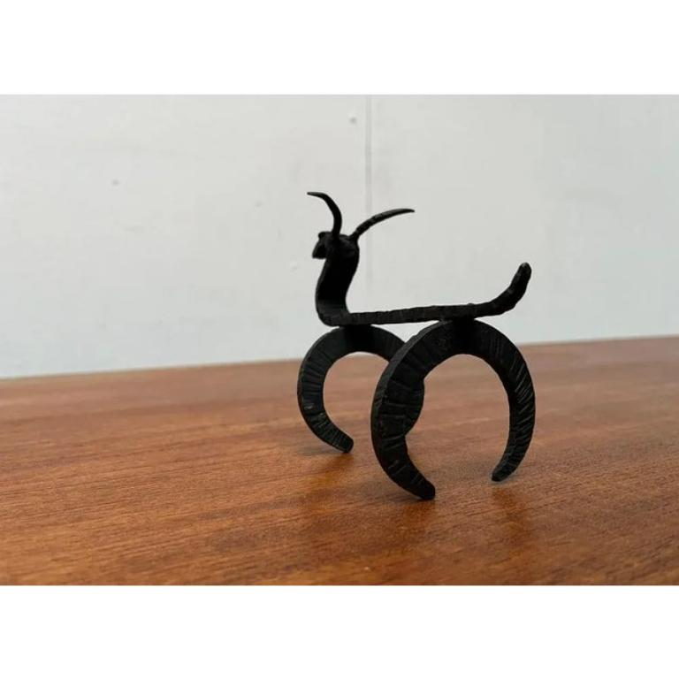 Animal Sculpture in Wrought Iron, 1960s For Sale 3