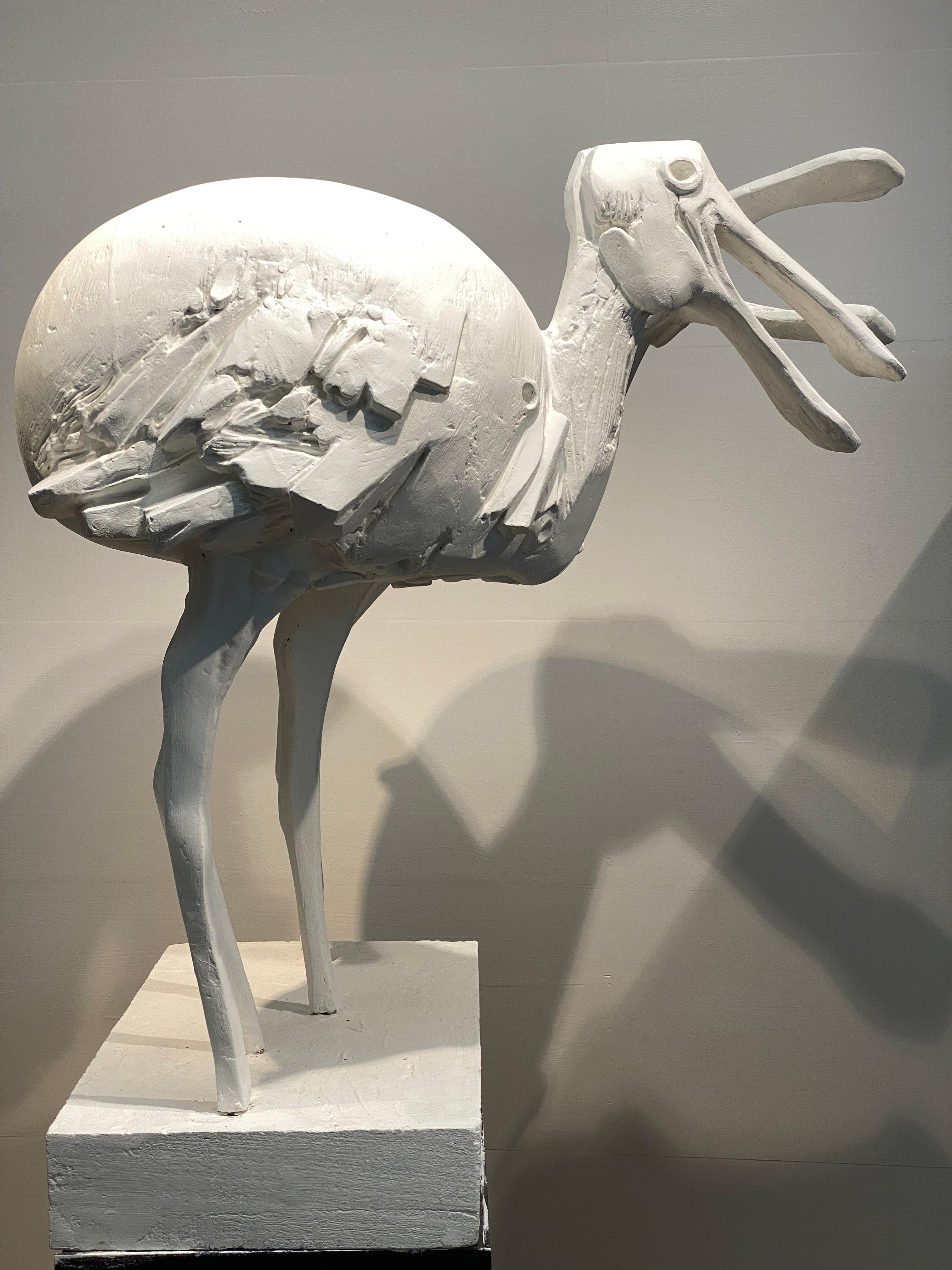 Scultura animale di 2 uccelli goletta in vendita 5