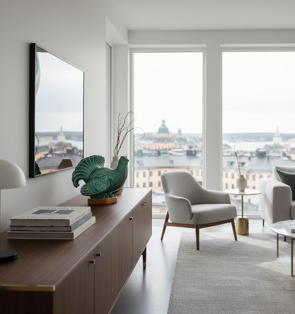 Scultura animale di un gallo cedrone Gunnar Nylund Rörstrand Metà del XX secolo in vendita 6