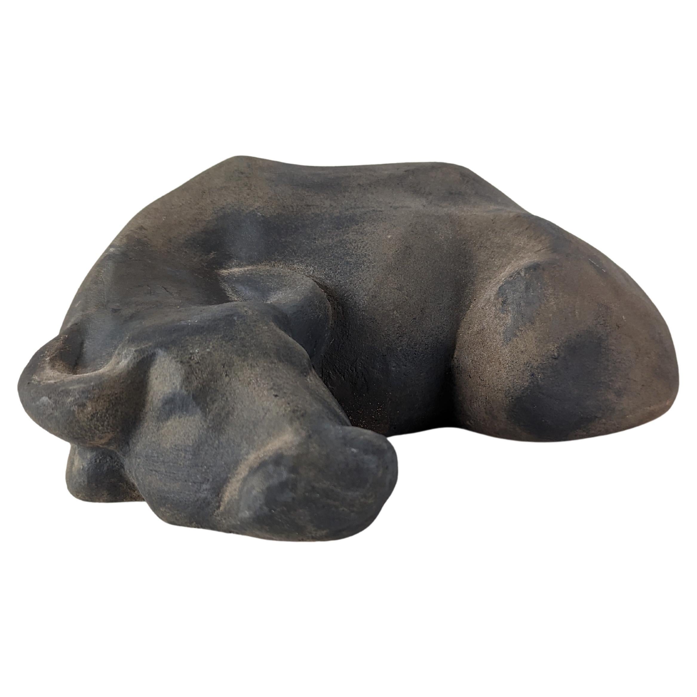 Animal Sculpture Water Buffalo by Elena Laverón, 1980s For Sale