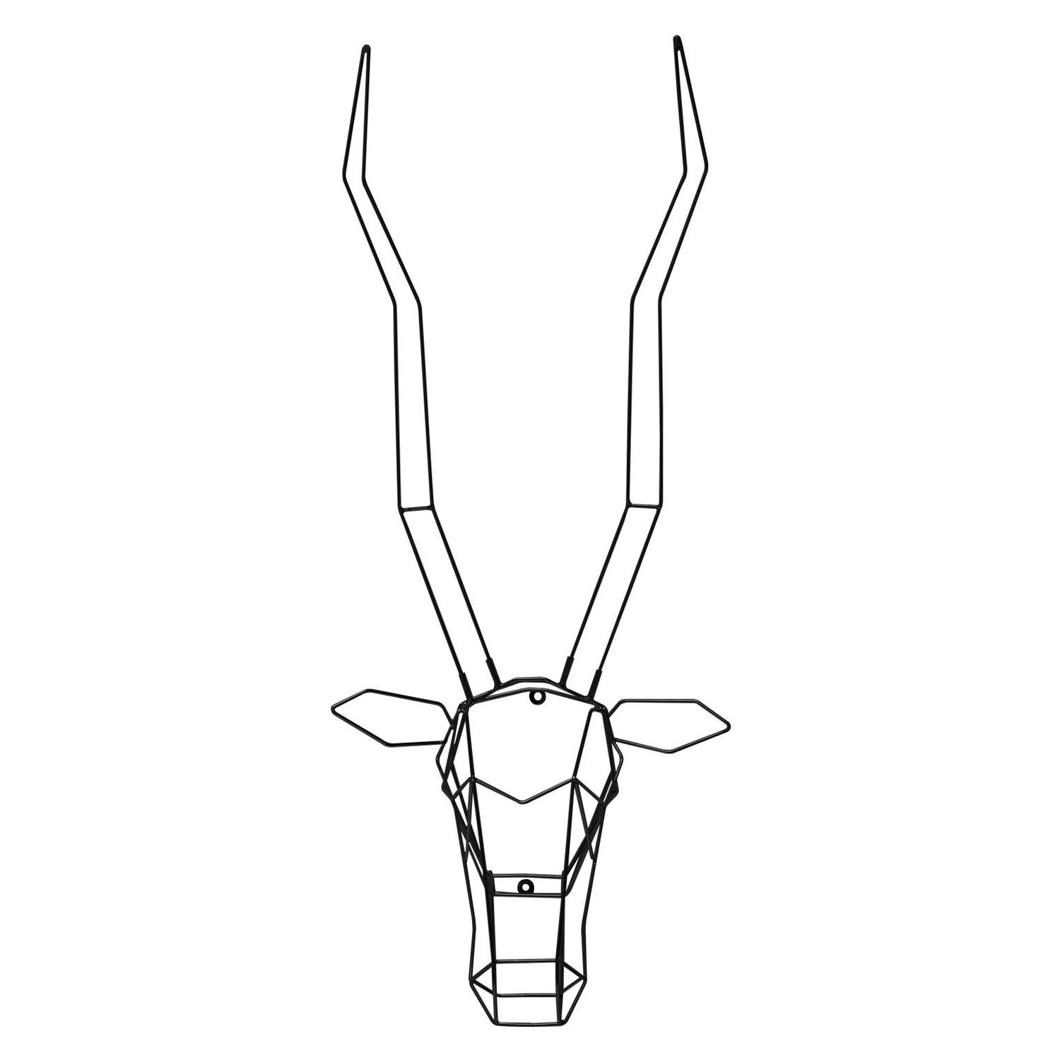Animal Sculptures, Wire Gazelle, Wall Mounted Art by Bend Goods, Black For Sale at 1stDibs Animal Sculptures, Wire Gazelle, Wall Mounted Art by Bend Goods, Black For Sale at 1stDibs