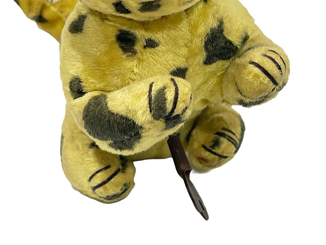 European Animal Wind-up toy dog with spin tail, 1950s For Sale