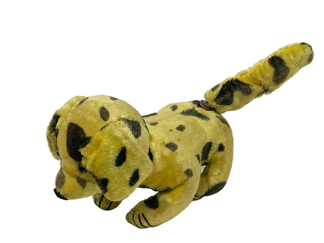 Animal Wind-up toy dog with spin tail, 1950s In Good Condition For Sale In Delft, NL