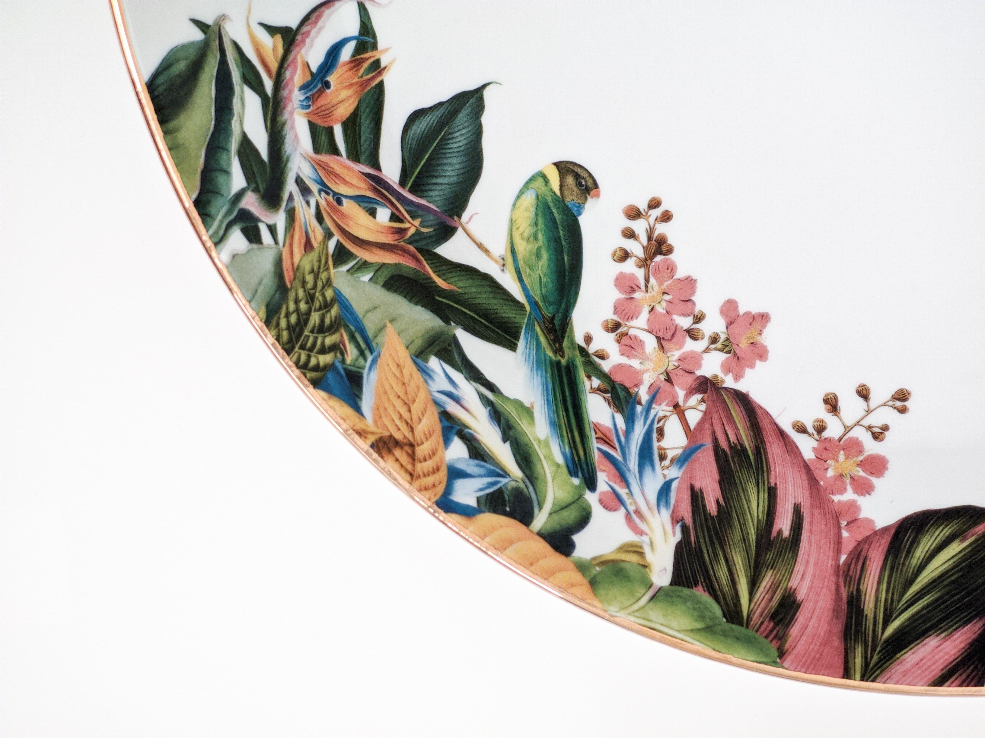 Other Animalia, Contemporary Decorated Porcelain Bowl Design by Vito Nesta For Sale