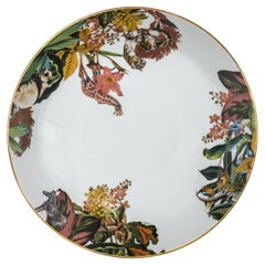 Animalia, Contemporary Decorated Porcelain Bowl Design by Vito Nesta 