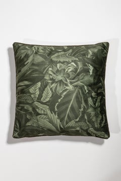 Animalia, Contemporary Velvet Printed Pillow by Vito Nesta