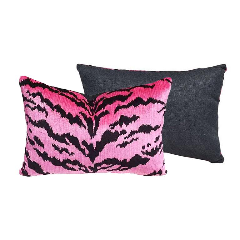 pink and black tiger print