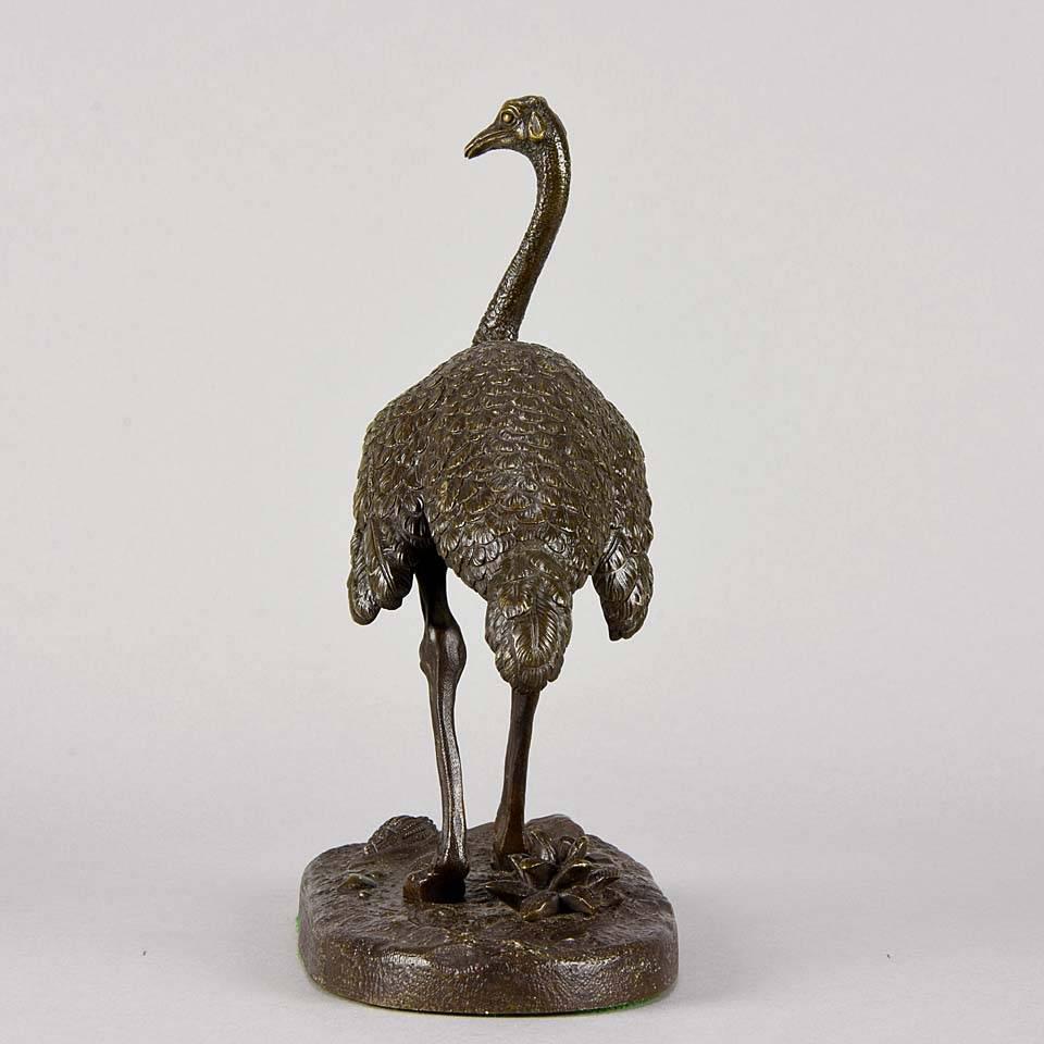 Mid-19th Century Animalier Bronze of an Ostrich by Alfred Barye