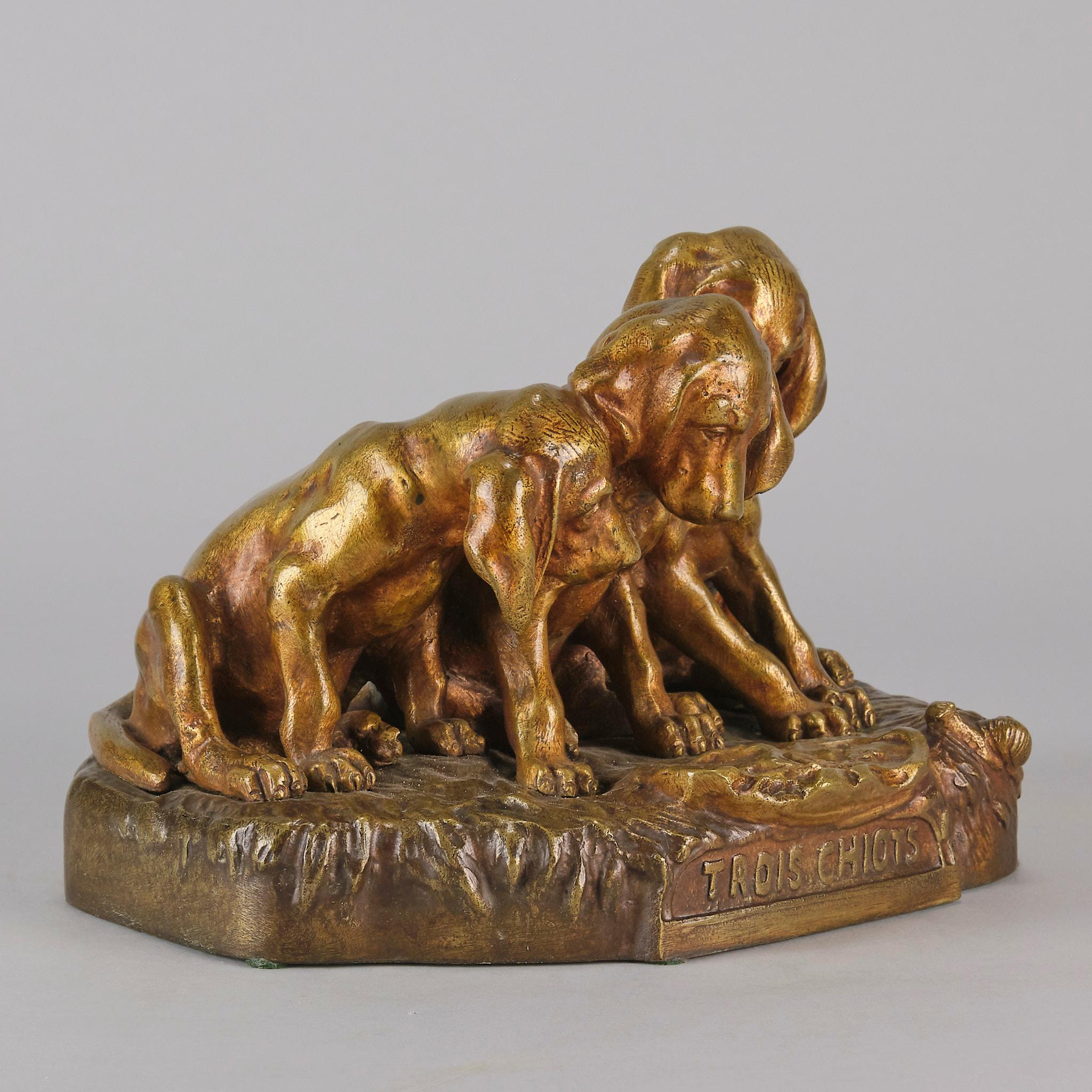 French Animalier Bronze Sculpture Entitled 