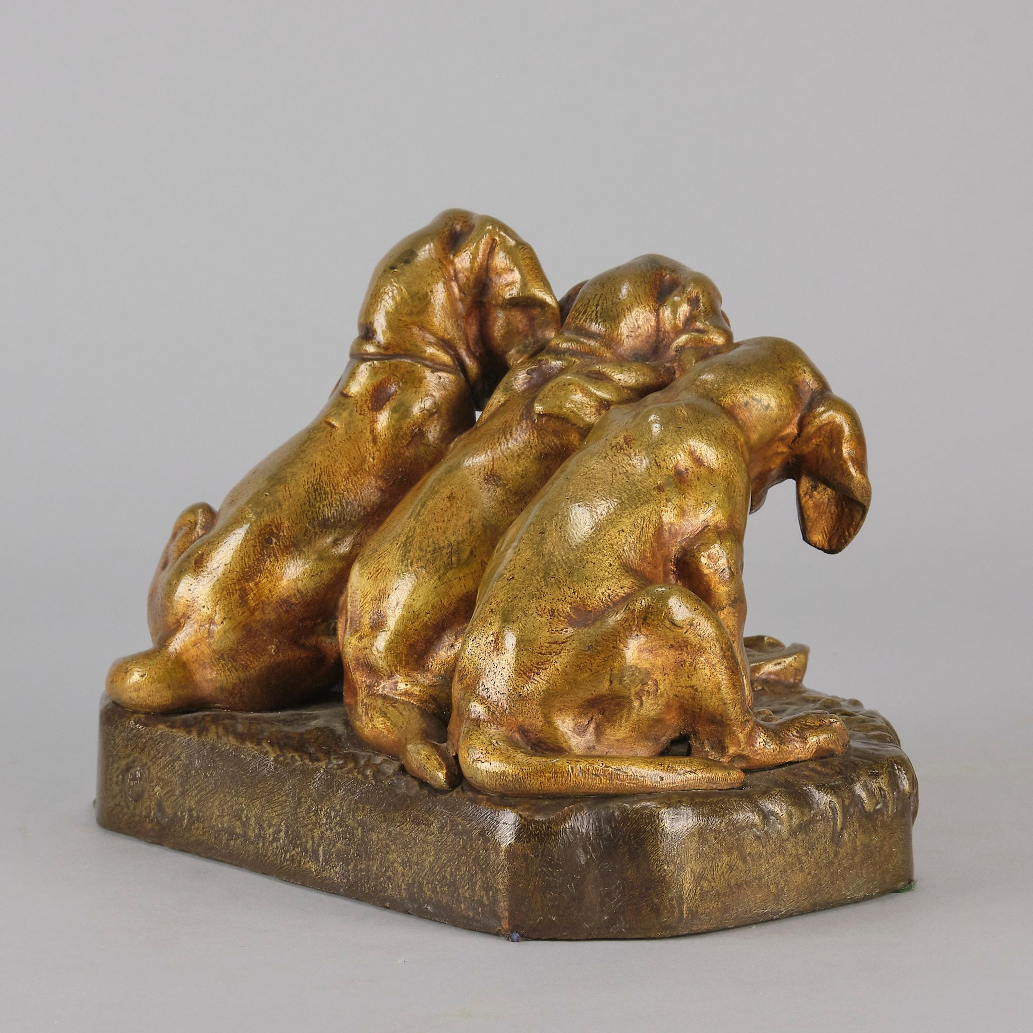 Animalier Bronze Sculpture Entitled 