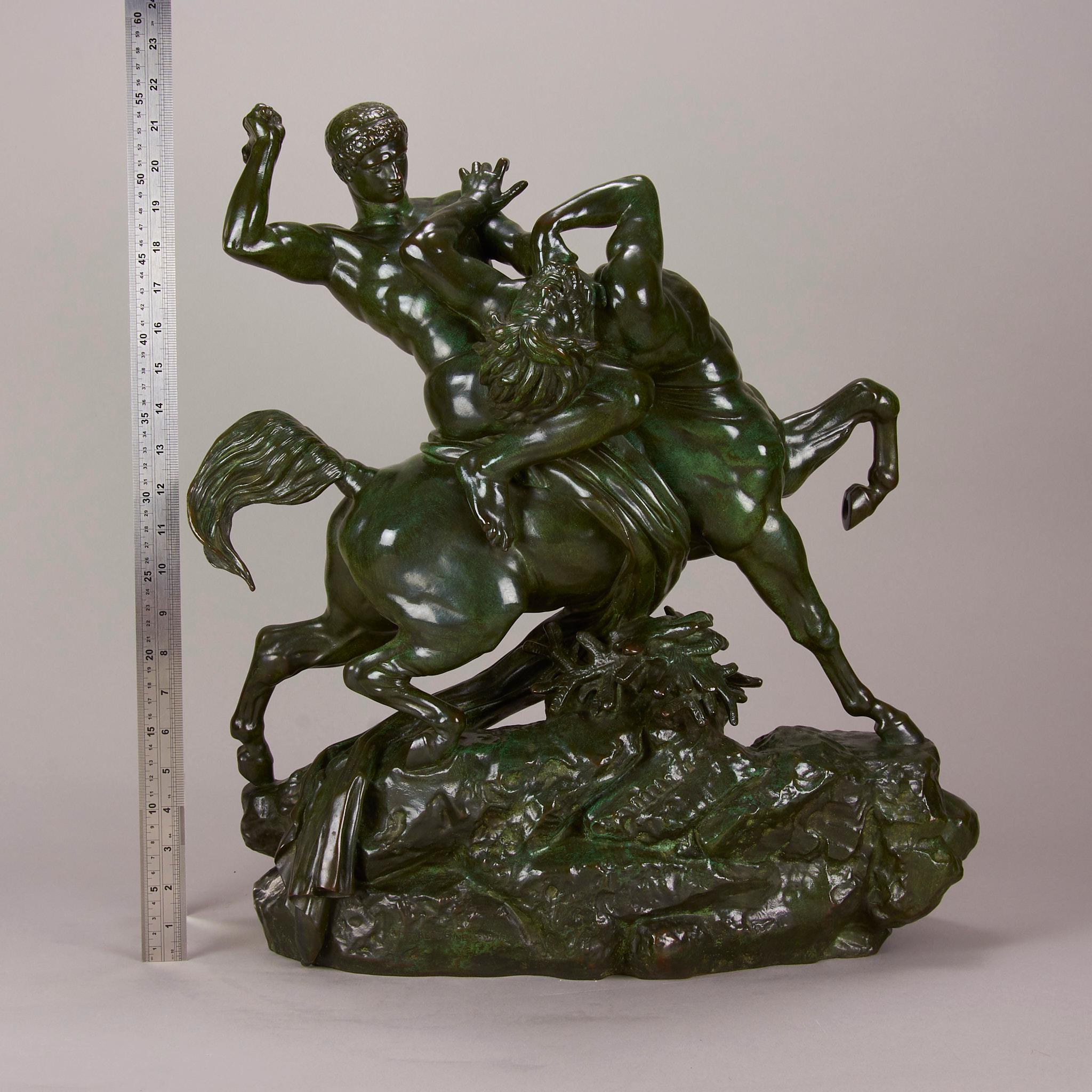 Sculpture animalière Thésée et le Centaure d'Antoine L Barye en vente 2