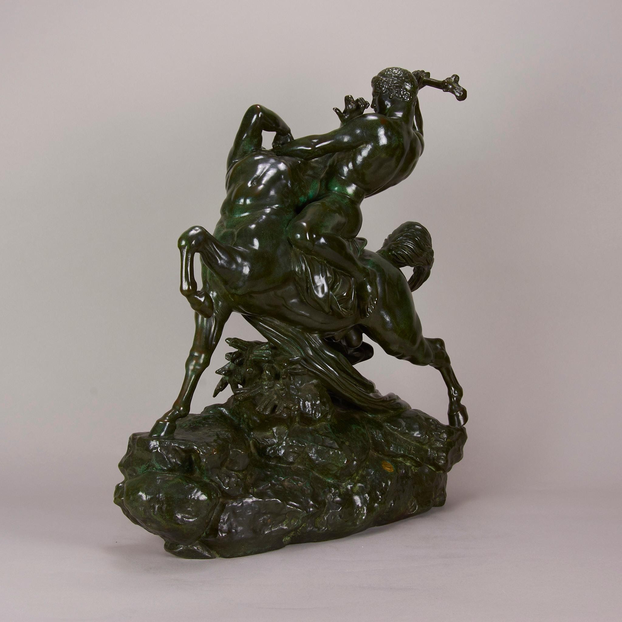 Moulage Sculpture animalière Thésée et le Centaure d'Antoine L Barye en vente