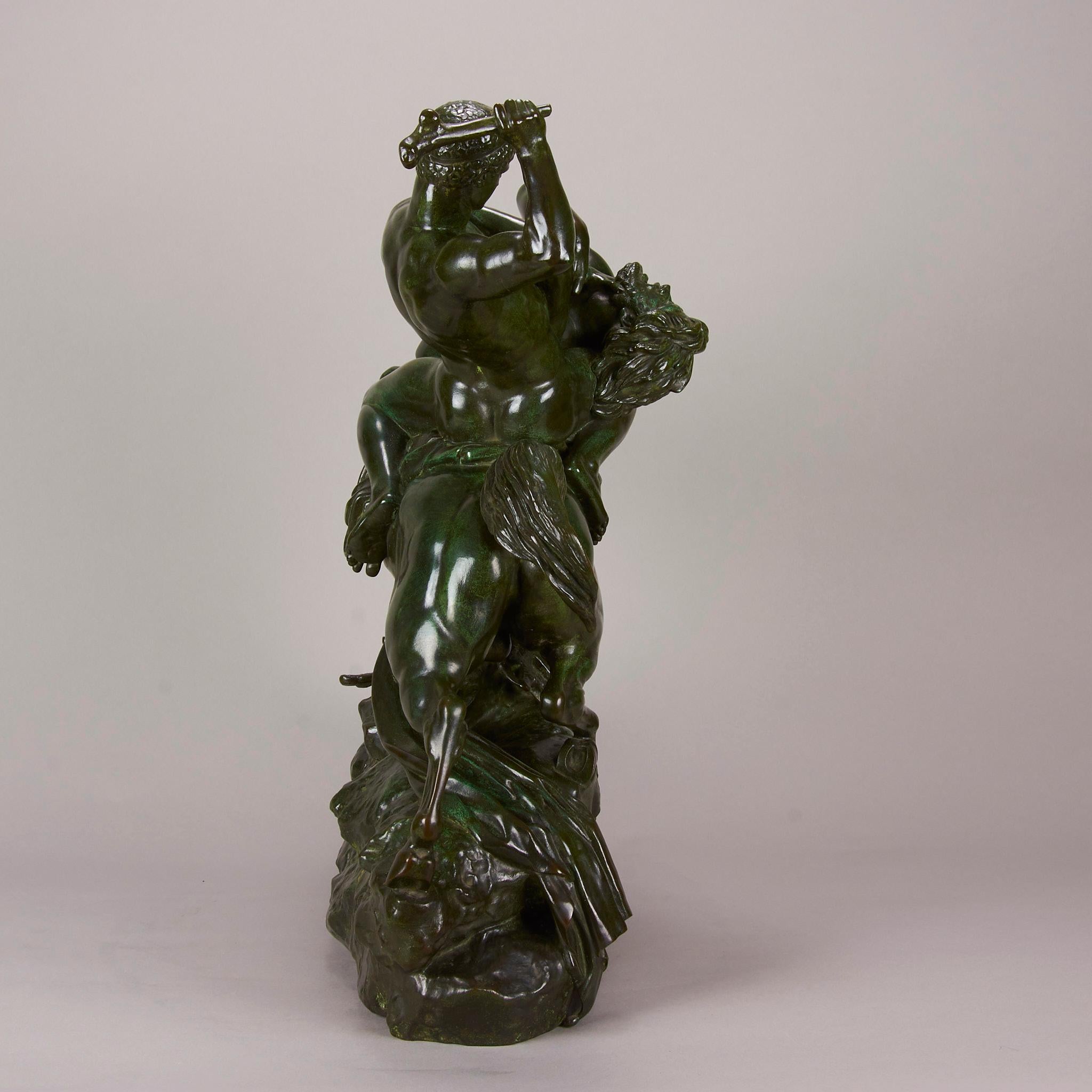 Tierier-Bronze-Skulptur „Theseus & der Zentaur“ von Antoine L Barye im Angebot 1