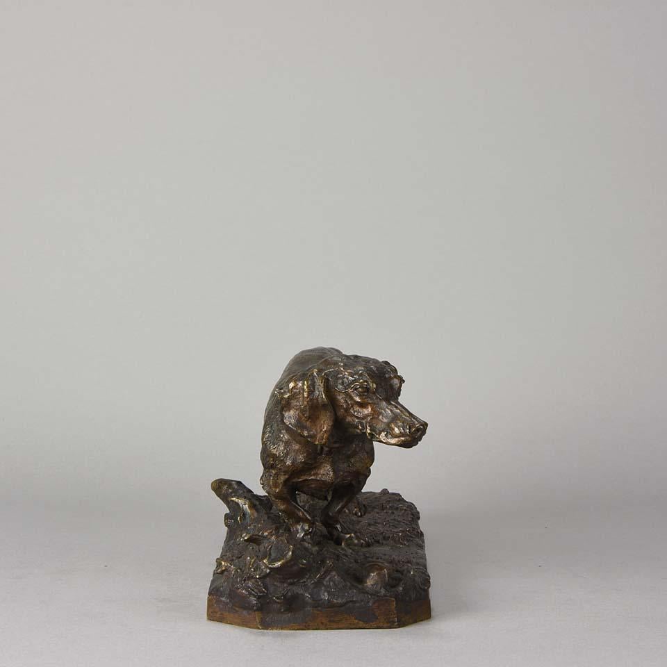 Other Animalier Bronze Study Entitled 'Chien Basset À Jambes Torses' by P J Mêne
