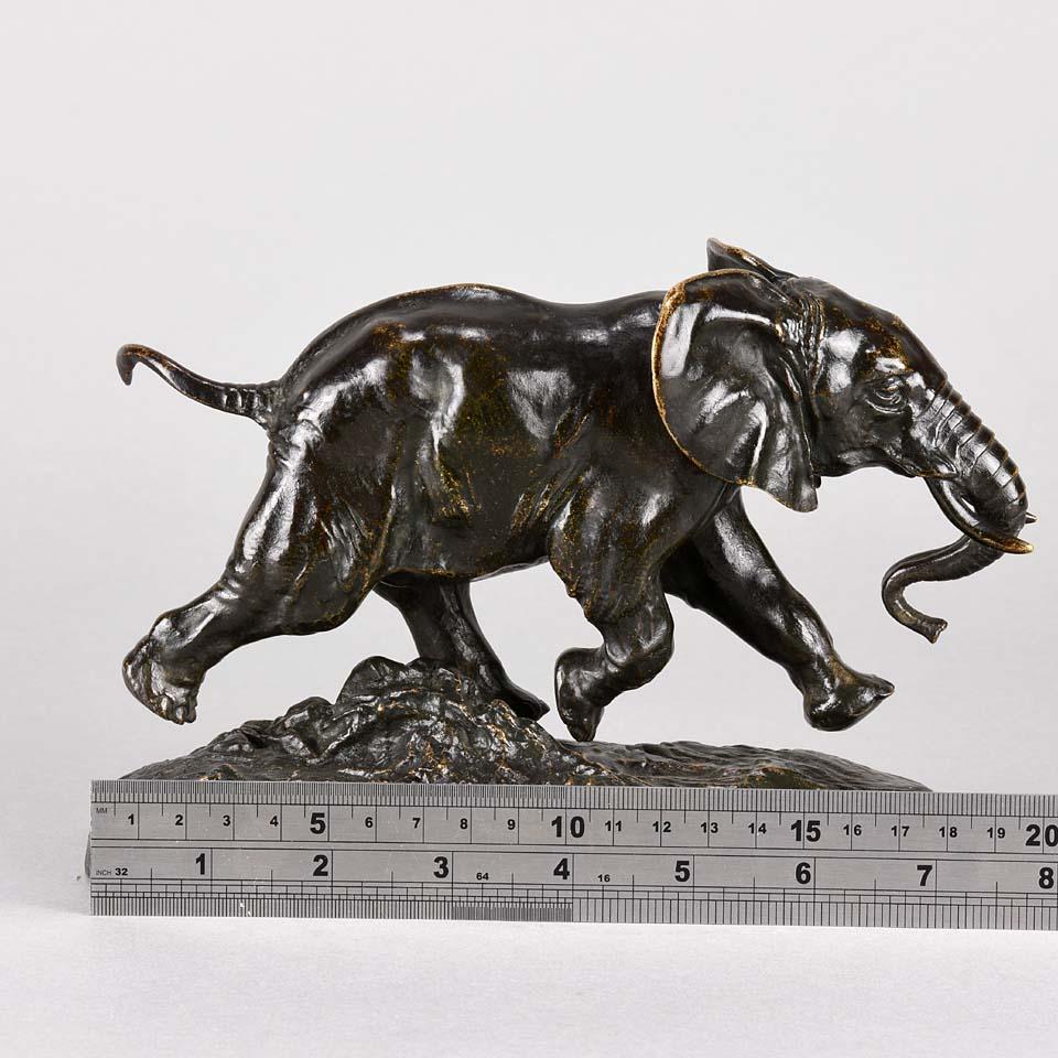 Animalier Bronze Study Entitled 'Elephant Du Senegal' by Antoine L Barye 3