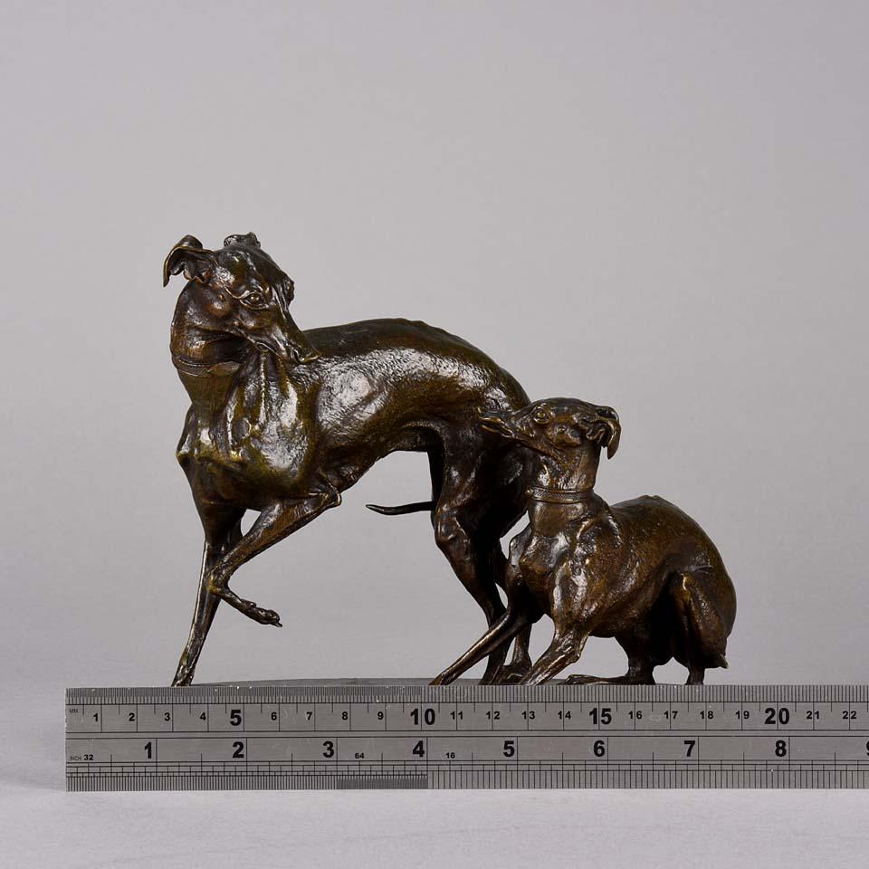 Animalier Bronze Study Entitled 'Jiji & Giselle' by Pierre Jules Mêne 2