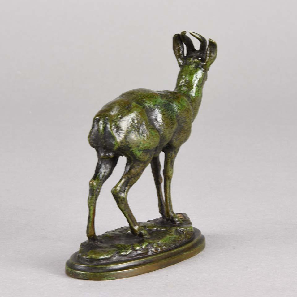 Cast Animalier Bronze Study Entitled 