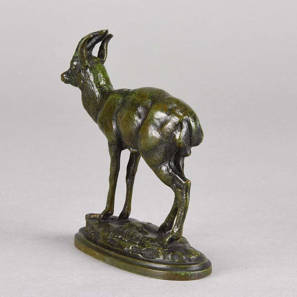 Late 19th Century Animalier Bronze Study Entitled 