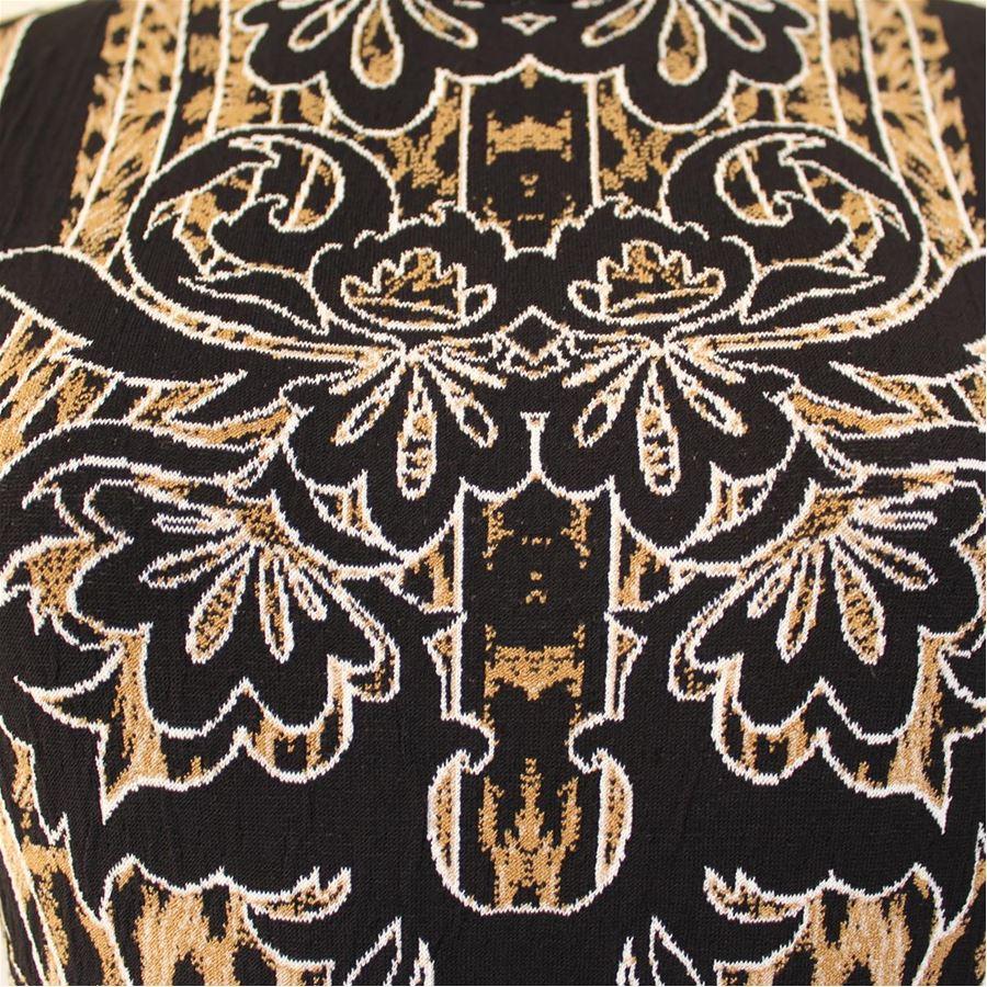 Viscose (88%) Polyester Black beige and white color Animalier print Total length cm 105 (41.3 inches)
