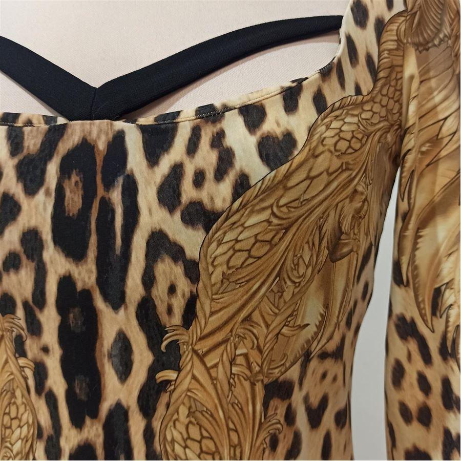 Abito Roberto Cavalli Animalier taglia 38 In condizioni ottime in vendita a Gazzaniga (BG), IT