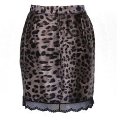 Dolce & Gabbana Animalier skirt size 38