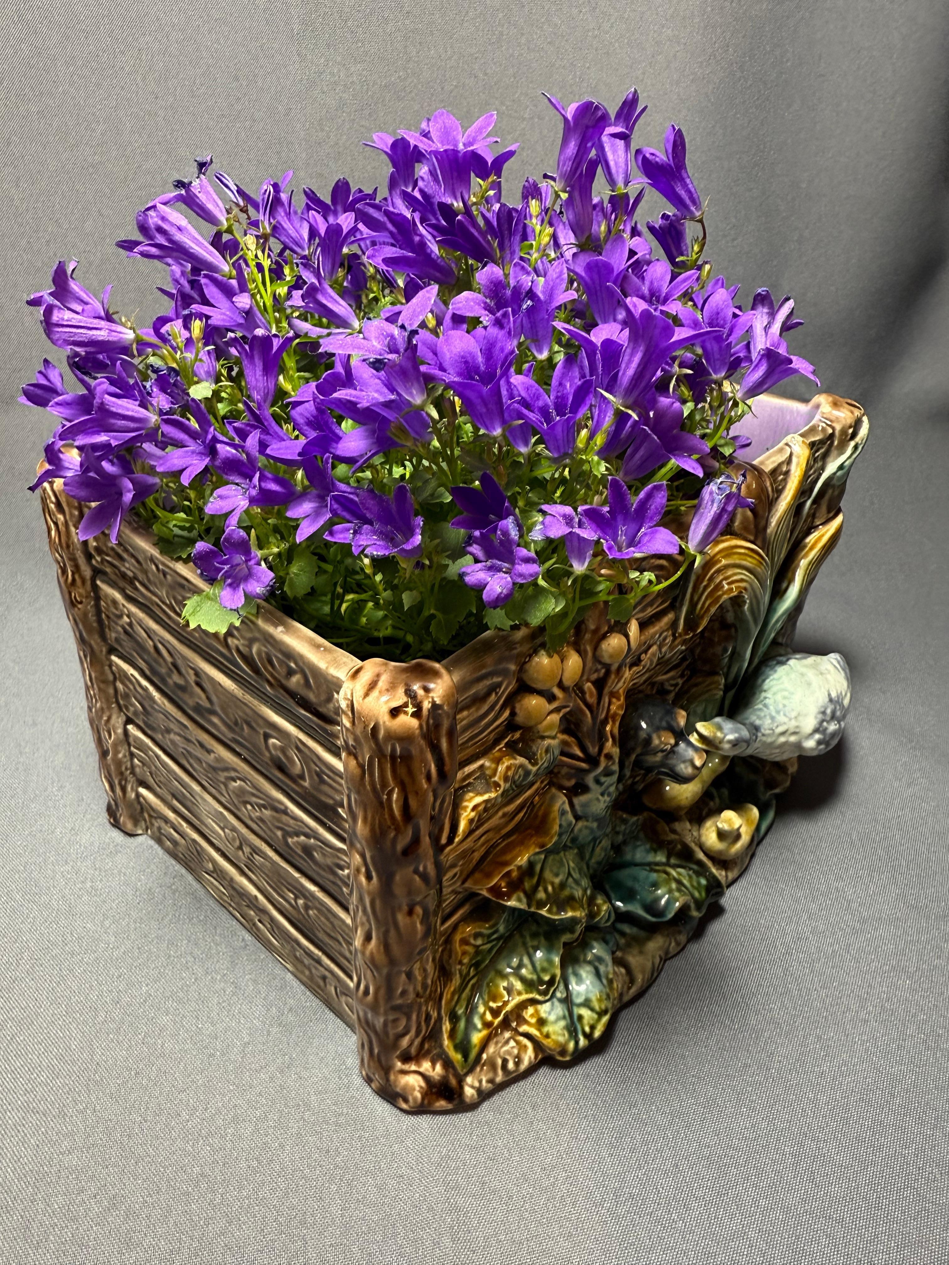 Majolika Jardiniere Gustavsberg Sweden  1860-1890 For Sale 10