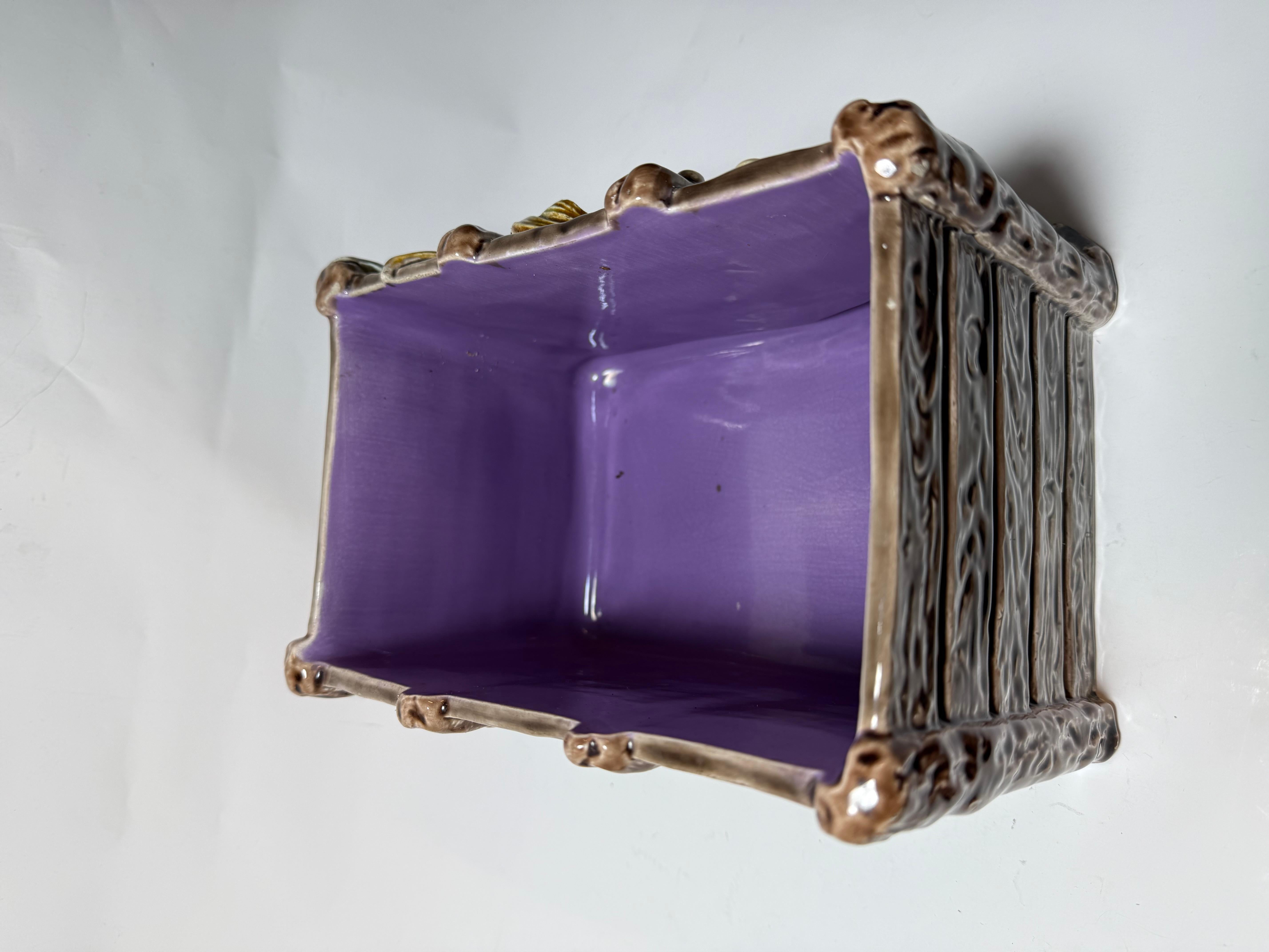 Majolika Jardiniere Gustavsberg Sweden  1860-1890 For Sale 1