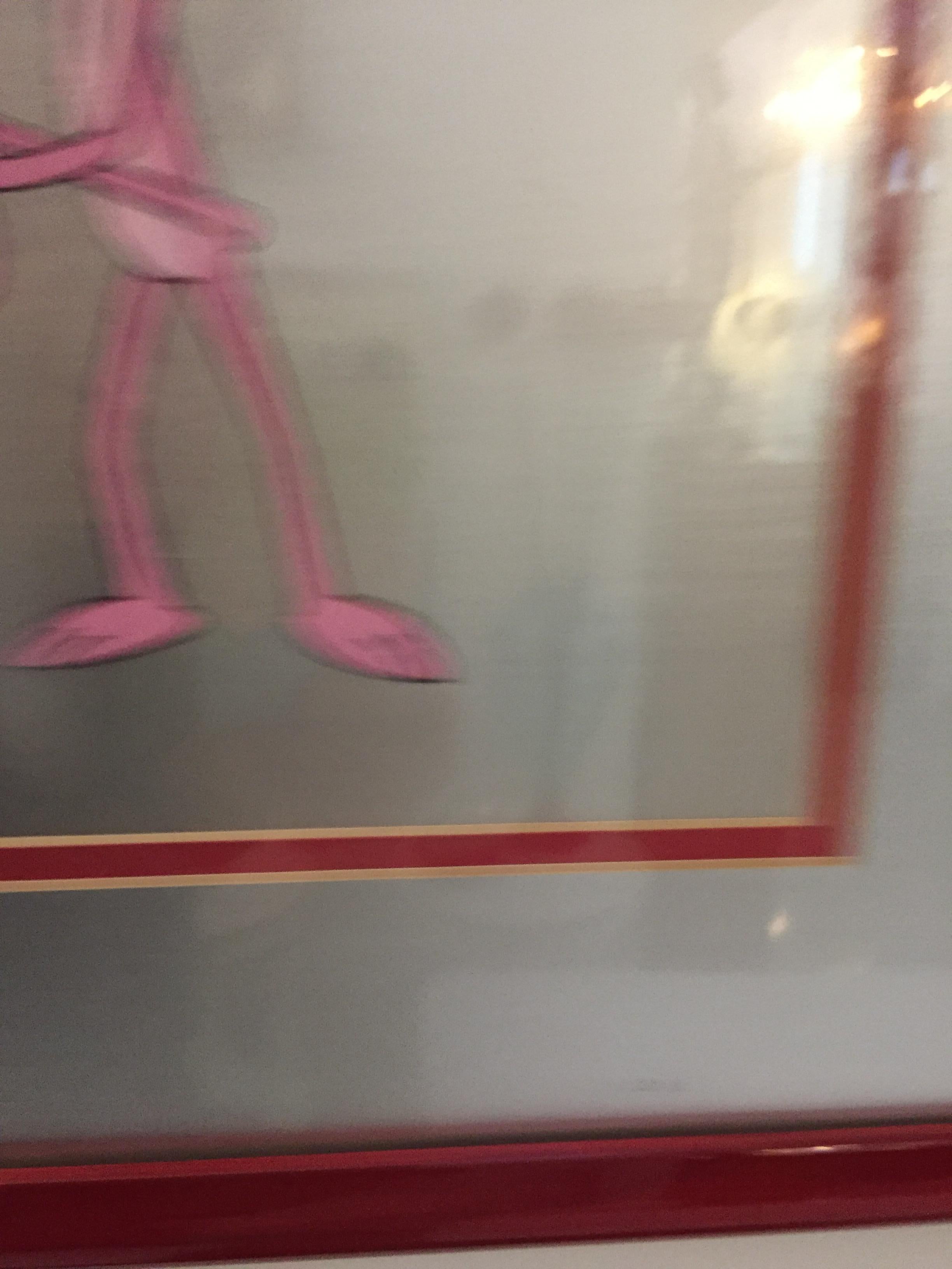 American Animation Cell of the Pink Panther