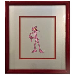 Vintage Animation Cell of the Pink Panther