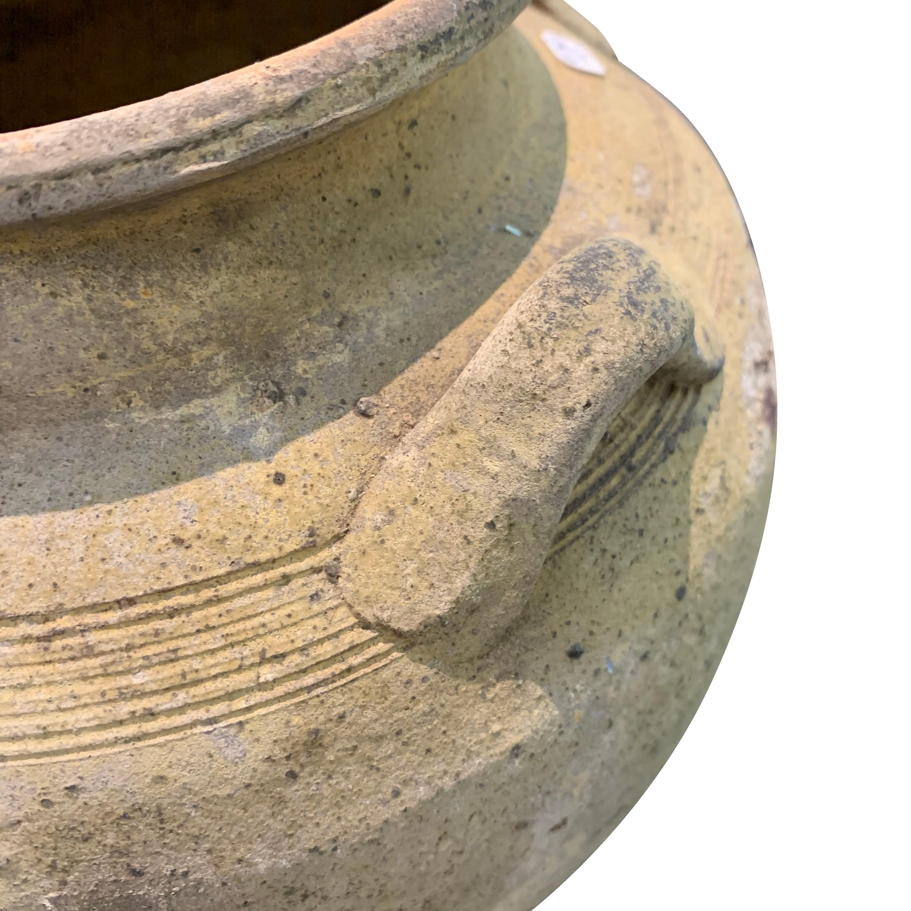 15th Century Weathered Four Handled Animist Vase, Vietnam In Good Condition In New York, NY