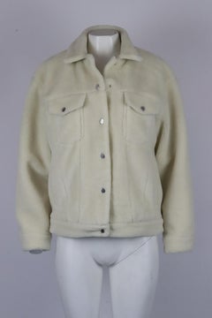 Anine Bing Oversized Faux Shearling Jacket Small