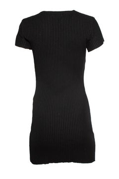Anine Bing, Ribbed dress in black