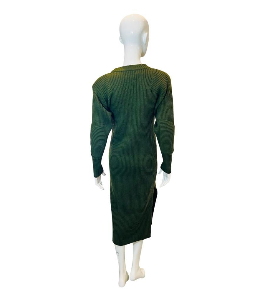 Women's Anine Bing Ribbed Wool Blend Dress For Sale