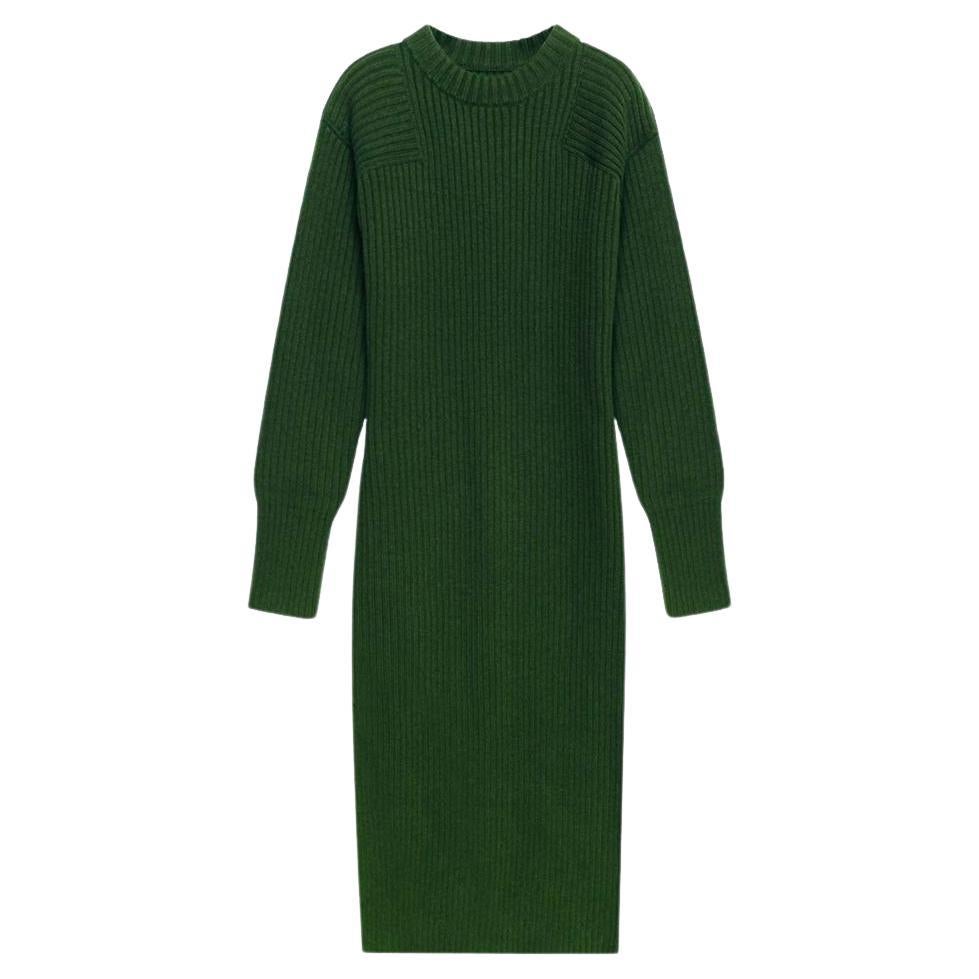 Anine Bing - Robe en laine mélangée côtelée en vente