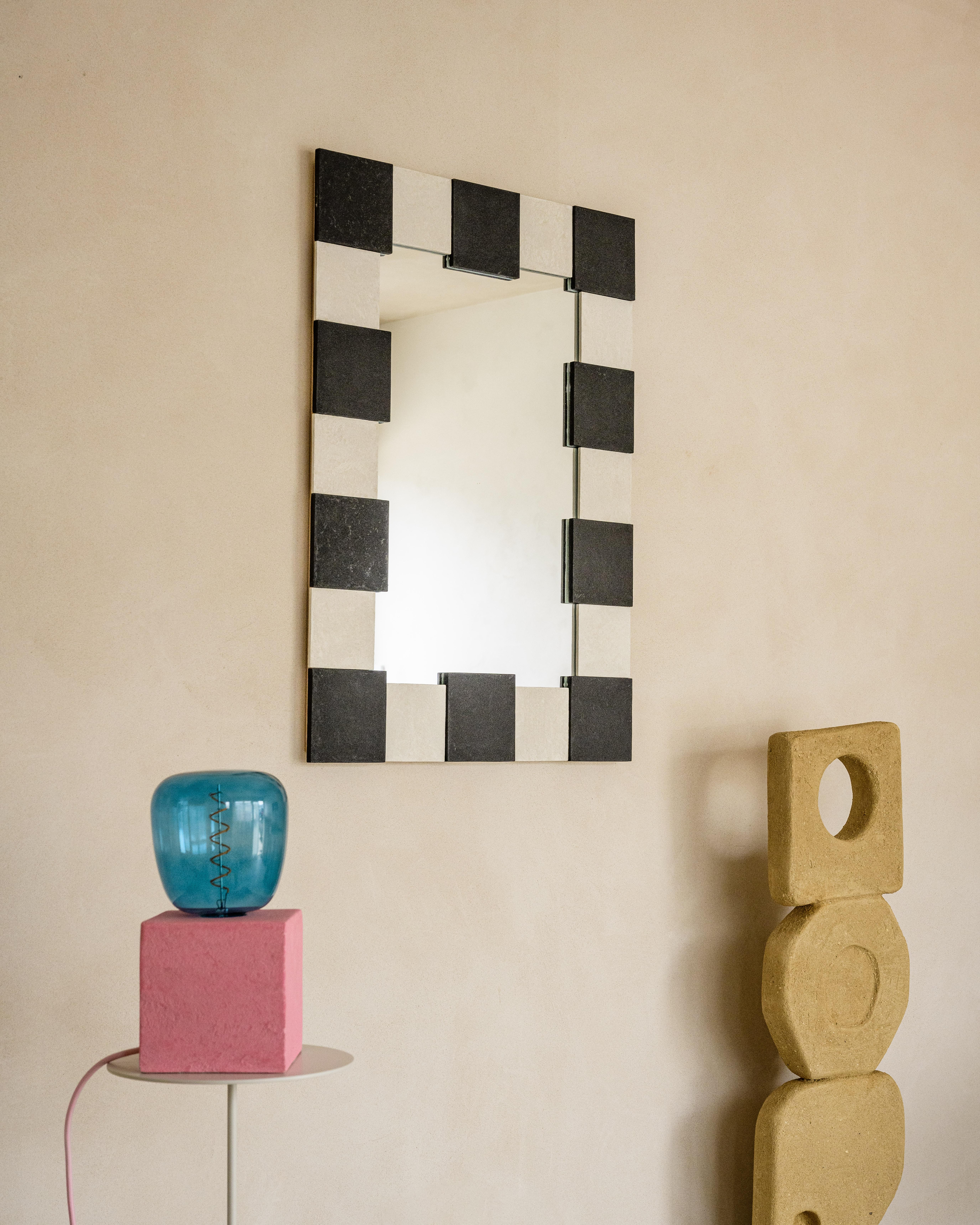 Hand-Crafted Anine Mirror For Sale