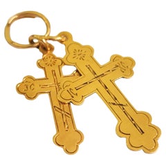 Anique Pendentif Croix en or