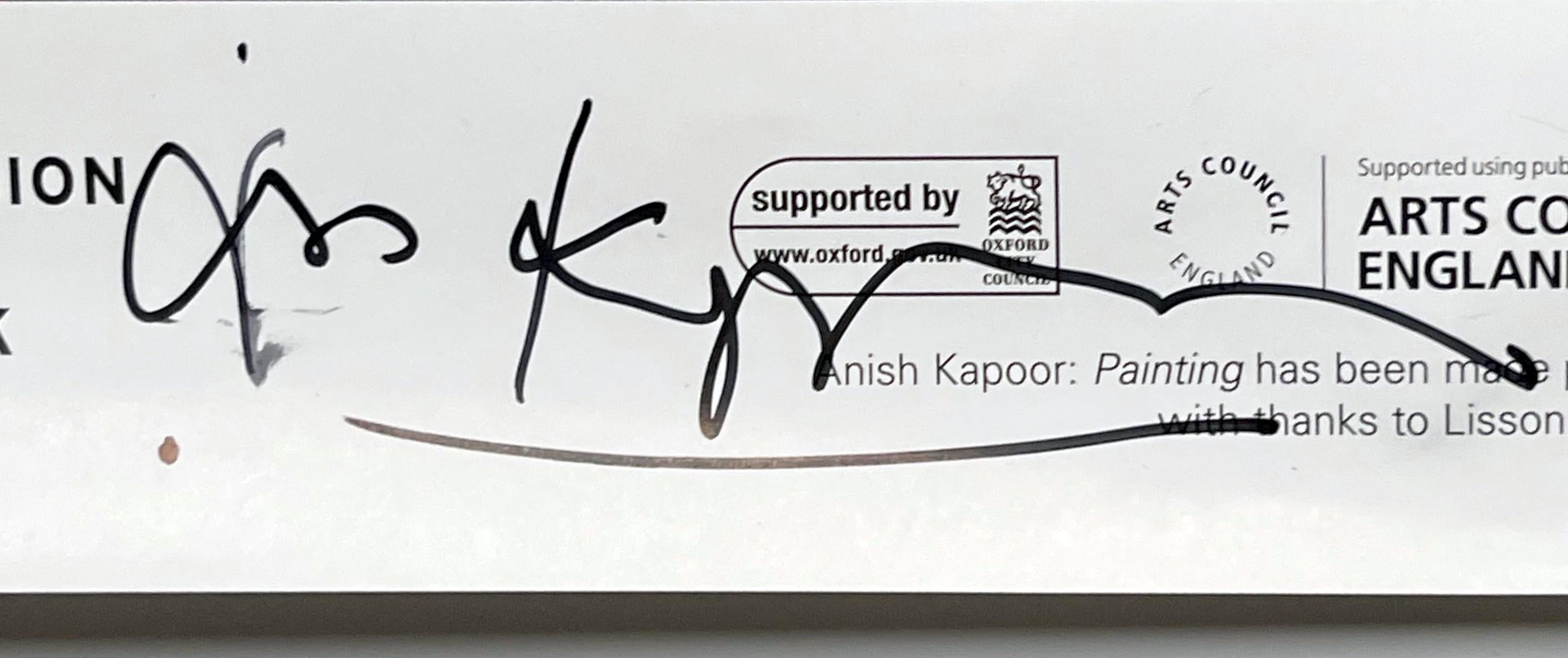 Anish Kapoor at Modern Art Oxford (hand signed by Anish Kapoor) For Sale 1