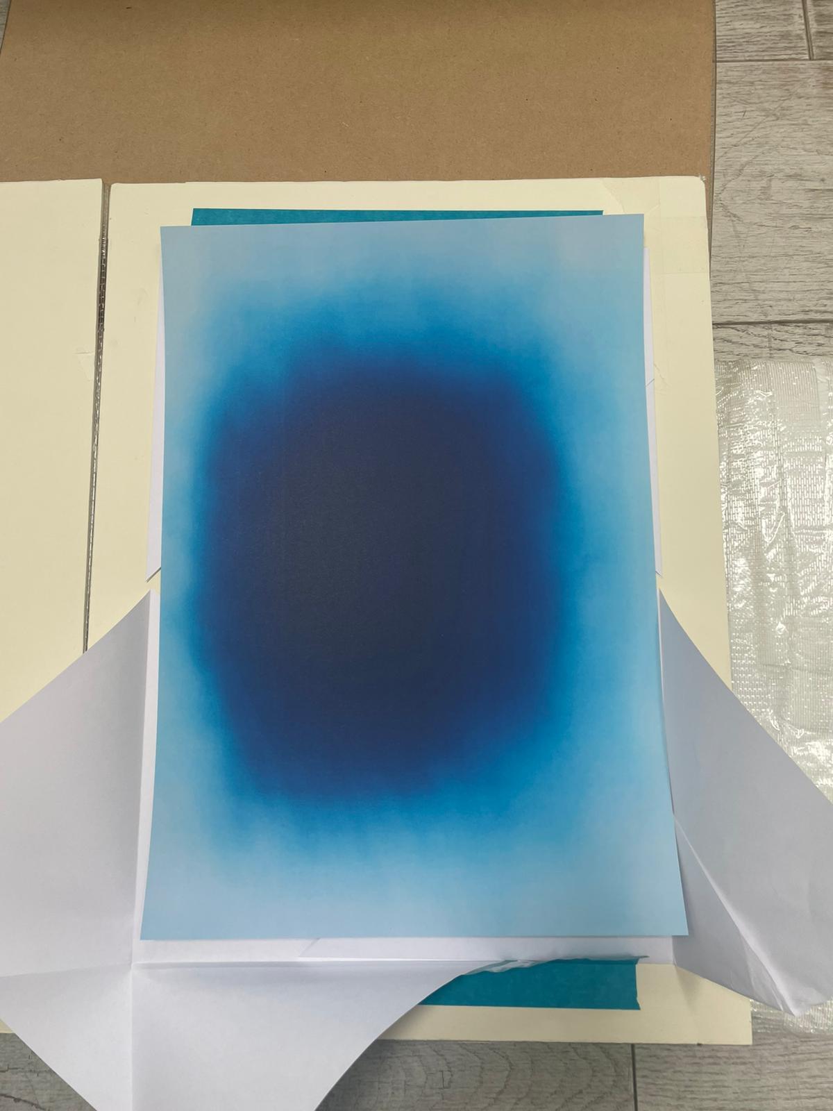 Anish Kapoor, Breathing Blue, 2020

Digital print on 350gsm paper
From a limited edition of 100. Printed title and name of the artist on the reverse.
Published by the Hospital Rooms, London.
Hand numbered (verso) - edition 40/100 (as shown in