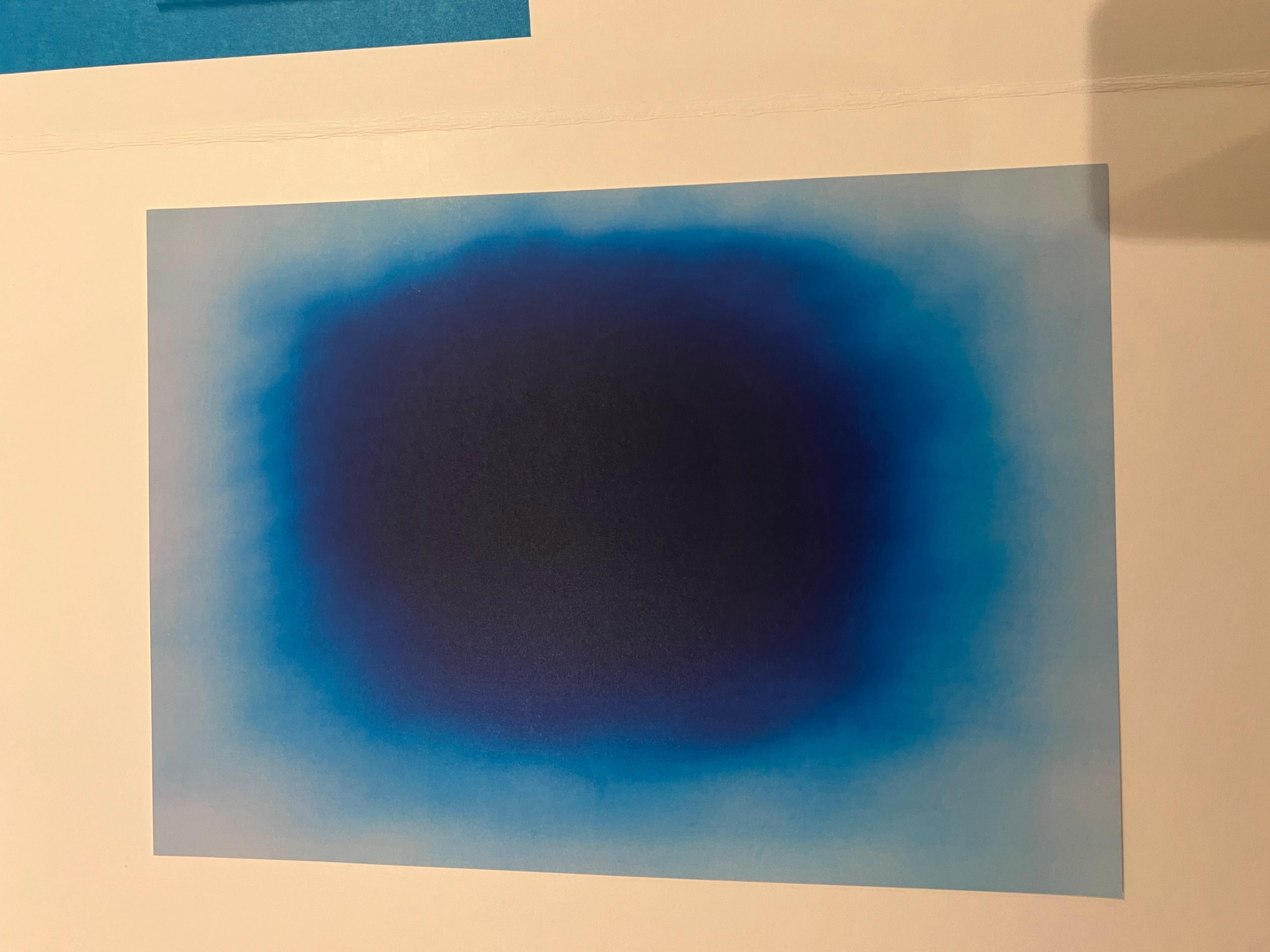 Anish Kapoor, Breathing Blue, Offset Lithograph, 2020 For Sale 1