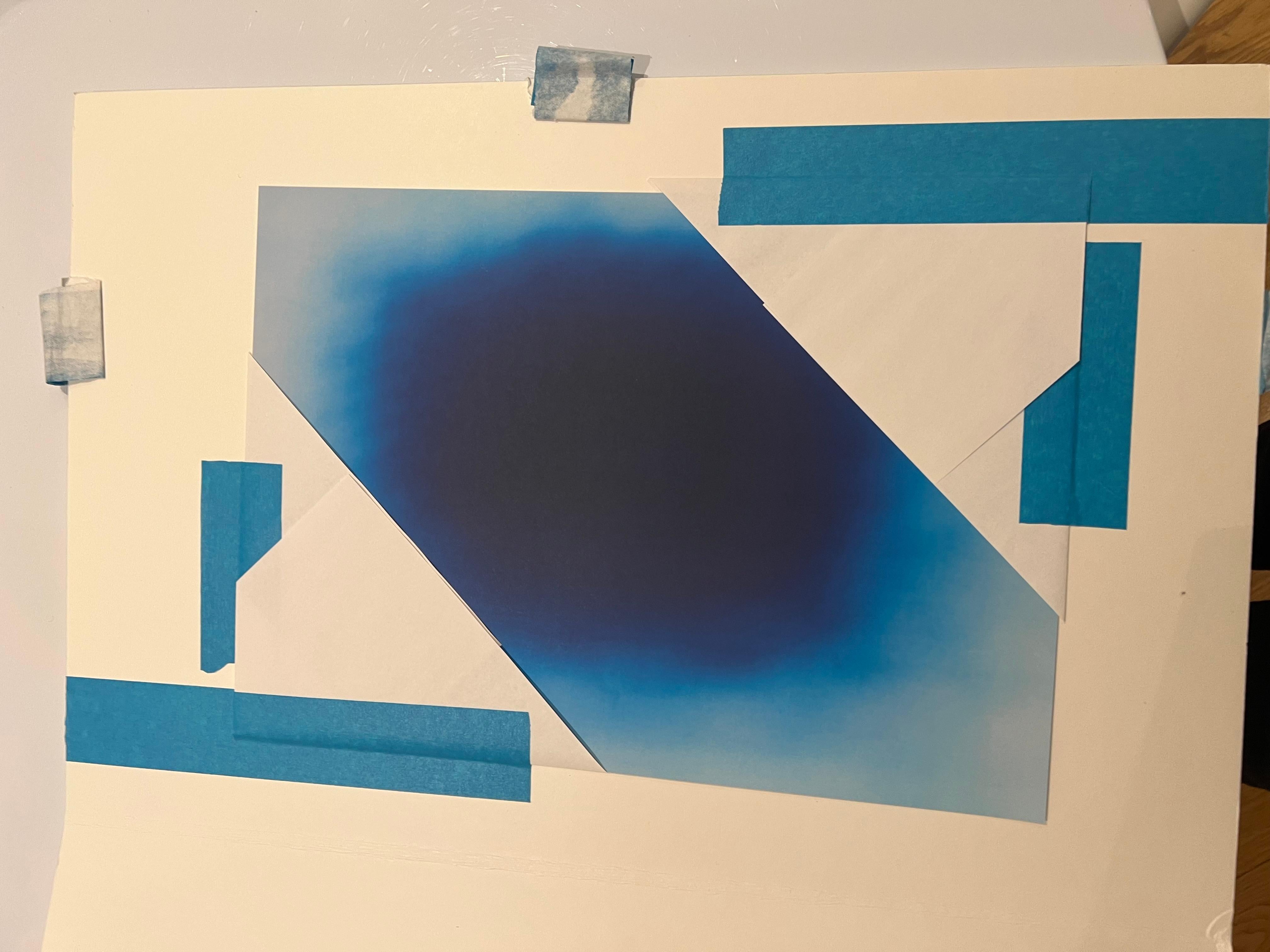 Anish Kapoor, Lithographie Offset bleue à couper le souffle, 2020 en vente 5