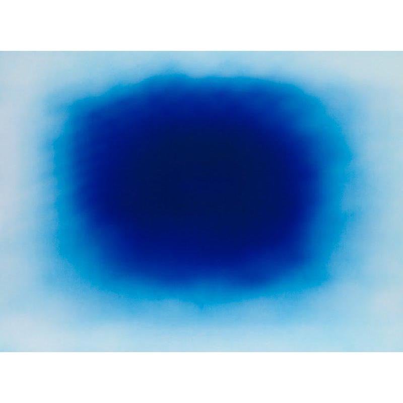 Anish Kapoor, Breathing Blue, impression numérique, 2020

Lithographie offset sur papier 350 g/m²
D'une édition limitée à 100 exemplaires. Nom et titre de l'artiste imprimés et numérotés au crayon au verso.
Publié par les Hospital Rooms,