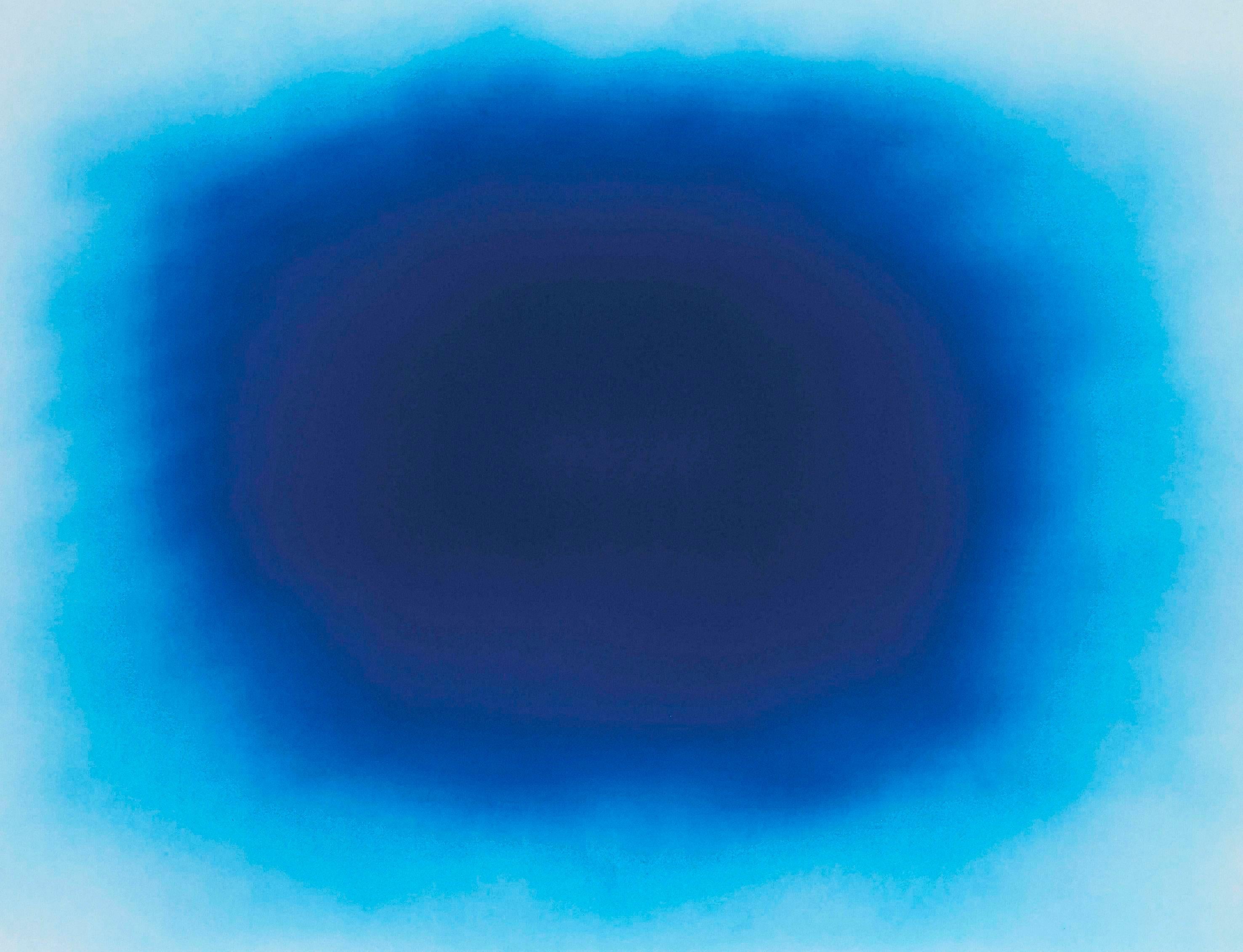 Atmendes Blau (Zeitgenössisch), Print, von Anish Kapoor