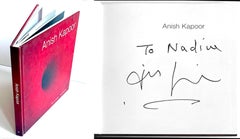 Monograph: Anish Kapoor (Hand signed and inscribed to Nadine by Anish Kapoor)
