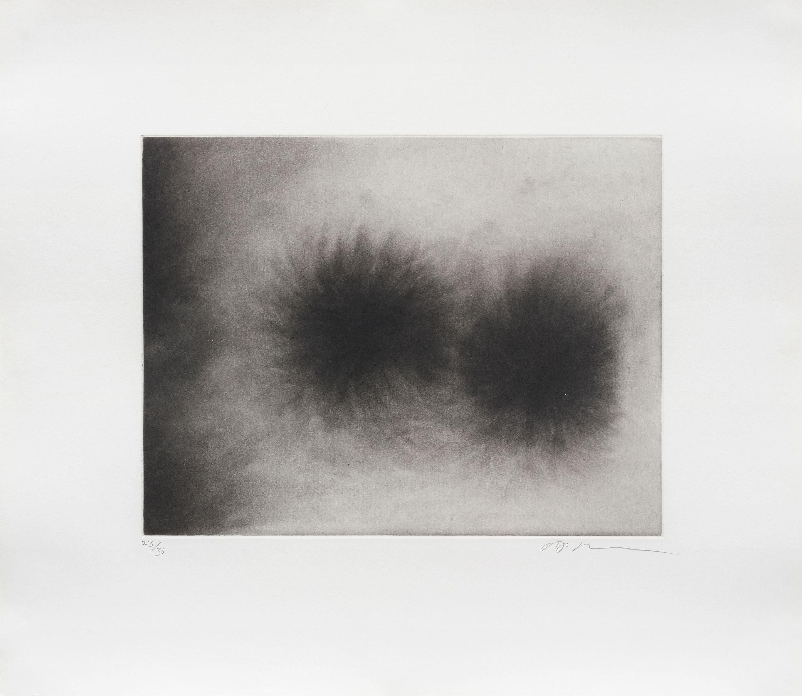 „One Plate“, 1994–95
Anish Kapoor

Spit-Bite-Radierung mit Aquatinta, auf Büttenpapier
Signiert und nummeriert in einer Auflage von 30 Stück
Veröffentlicht von Paragon Press, London
Gedruckt von Hope Sufferance Studio
Aus „Ohne Titel 1–15“
Tafel: