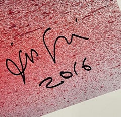 Shooting into the Corner Poster (hand signed and dated by Anish Kapoor)