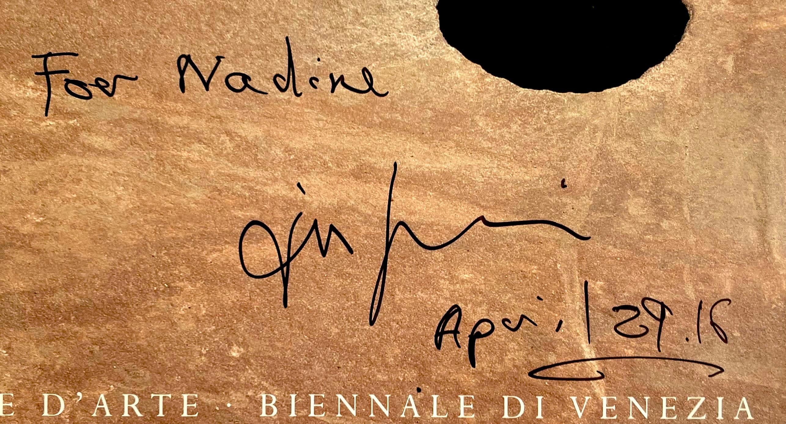 Biennale de Venise : XLIV Esposizione Internazionale D'arte (signé à la main par Kapoor) - Print de Anish Kapoor