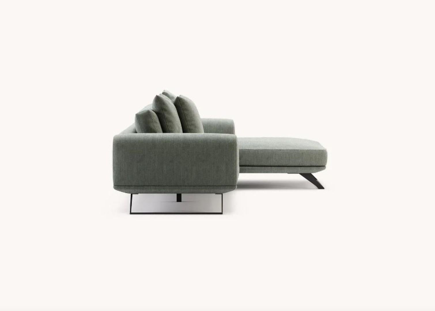 Post-Modern Aniston Chaise Sofa by Domkapa For Sale