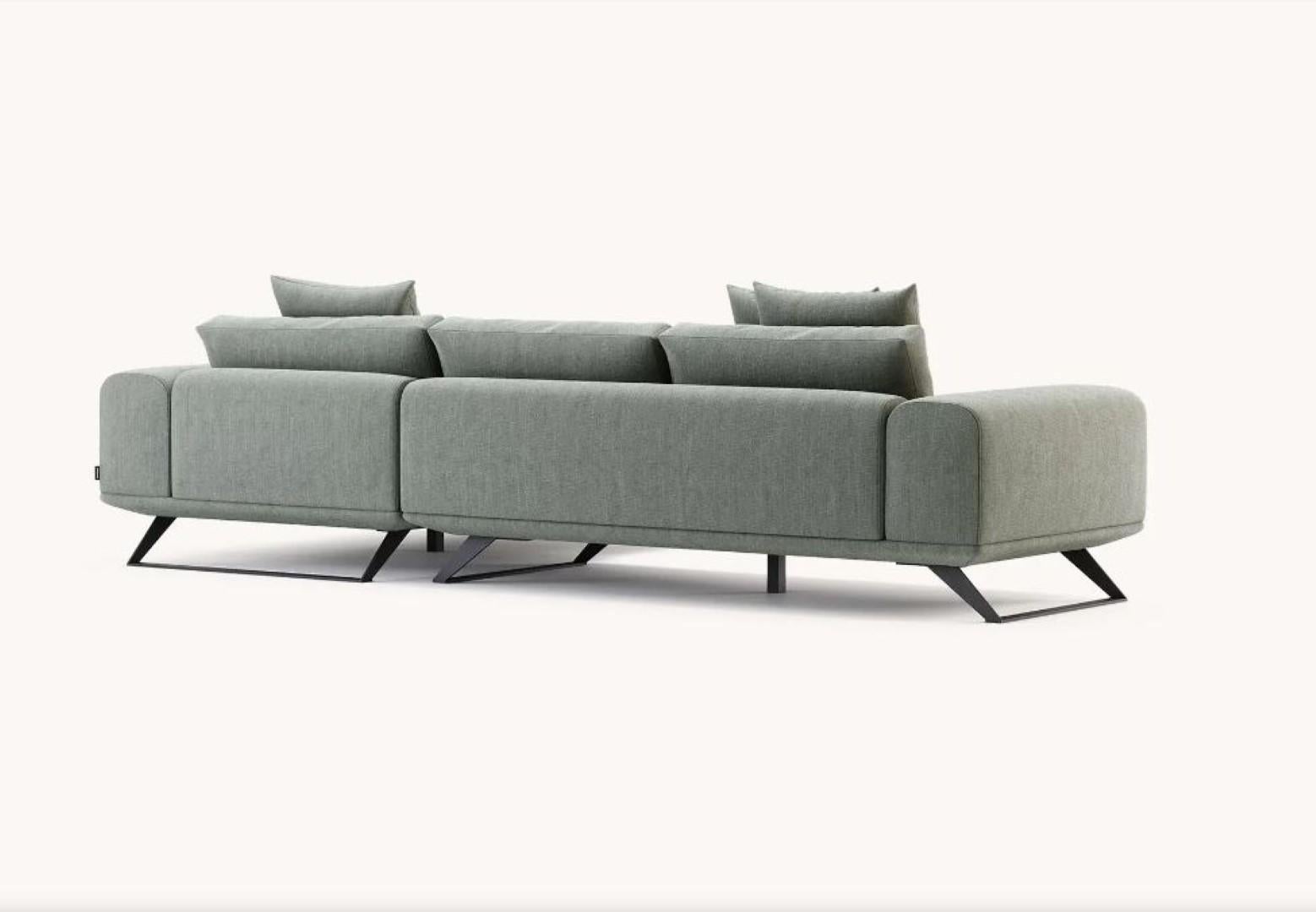 Portuguese Aniston Chaise Sofa by Domkapa For Sale
