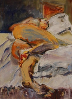 Heather Asleep, Painting, Oil on Canvas