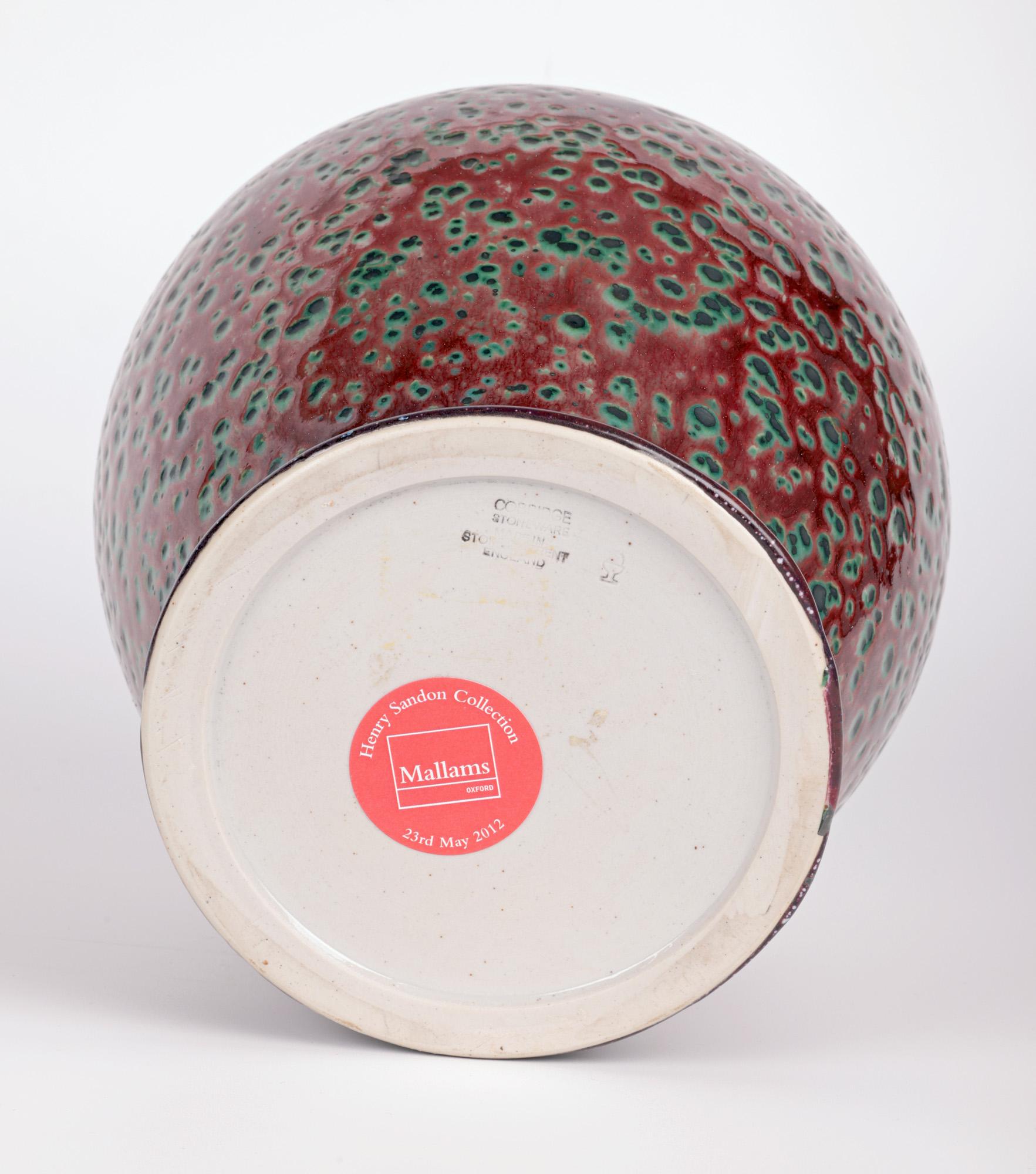 Anita Harris Cobridge Vase en poterie d'art émaillée à cuisson élevé en peau de mouton en vente 9